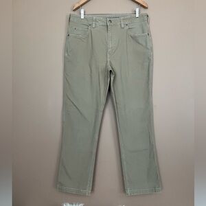 {Duluth} Flex Fire Hose 5-Pocket Twill Pants in Khaki - Mens 36 x 32